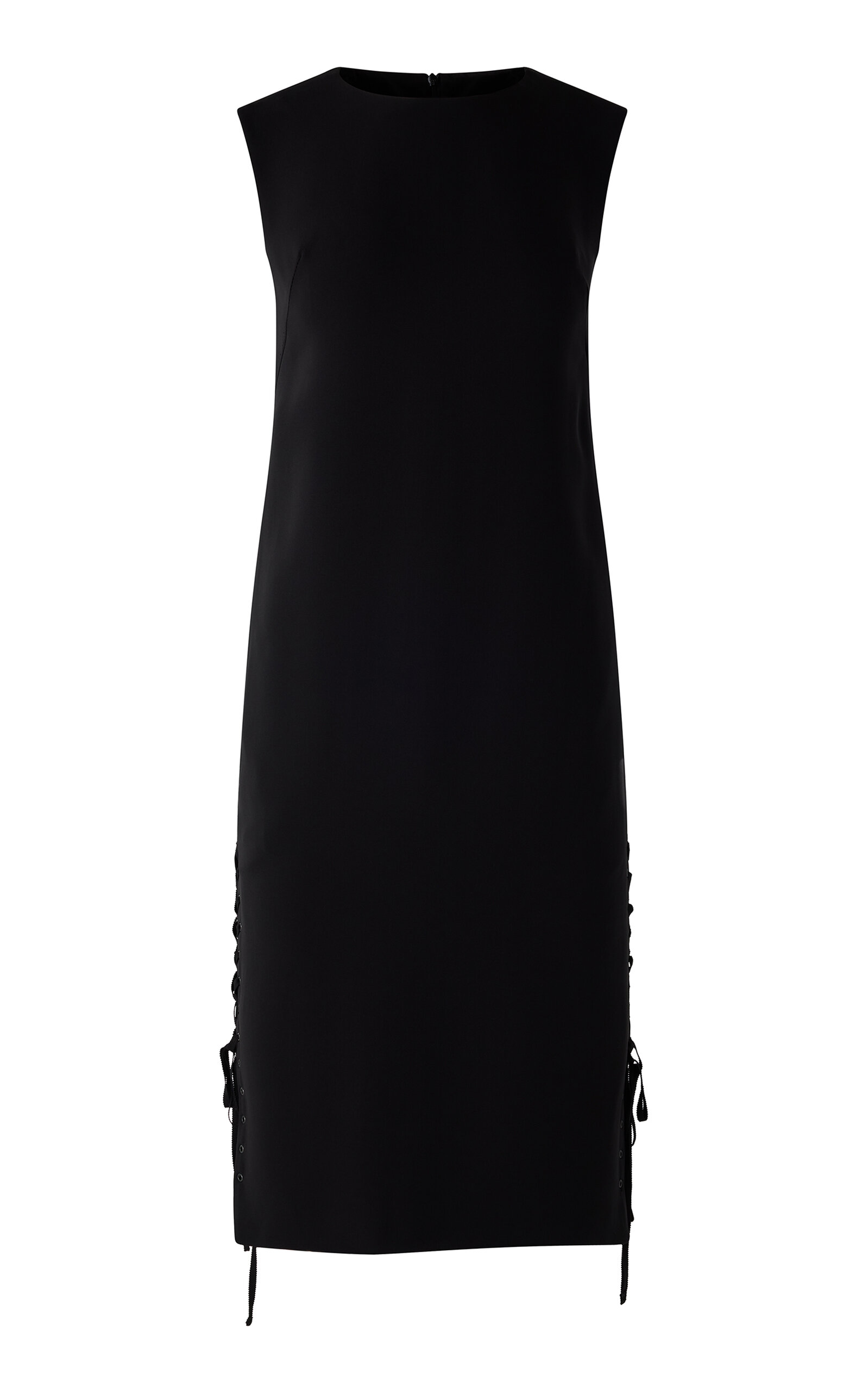 Kate Hundley Kate Hundley Laceup Silk Shift Dress