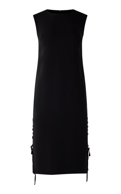Kate Hundley Kate Hundley Laceup Silk Shift Dress