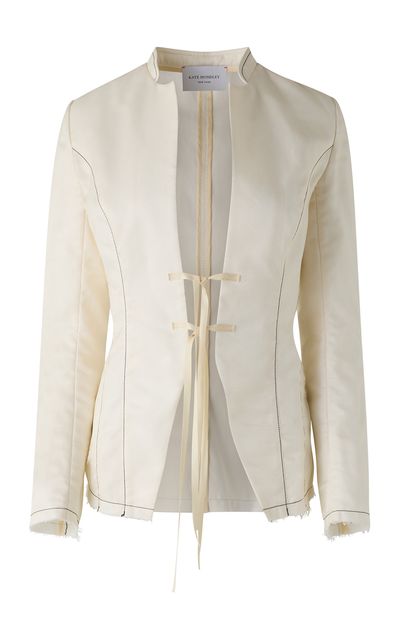 Kate Hundley Kate Hundley Sheer Overlay CottonSilk Jacket