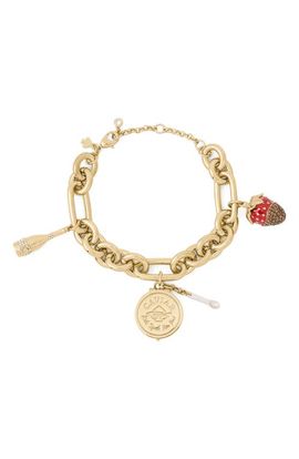 Kate Spade Kate Spade Caviar & Crimson Charm Bracelet