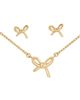 Kate Spade Kate Spade Mini Bow Pendant Necklace & Earrings Set - 1