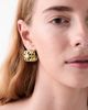 Kate Spade Kate Spade Spade Flower Lace Chubby Huggie Hoop Earrings - 2