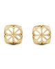 Kate Spade Kate Spade Spade Flower Lace Chubby Huggie Hoop Earrings - 3
