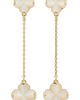 Kate Spade Kate Spade Spade Flower Mother of Pearl Linear Earrings  - 1