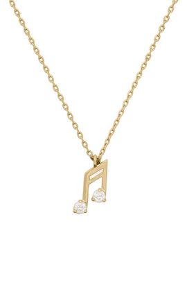 Kate Spade Kate Spade You're a Gem Music Note Pendant Necklace