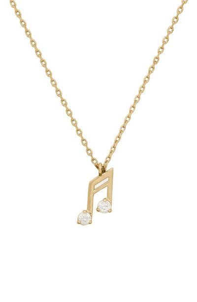 Kate Spade Kate Spade You're a Gem Music Note Pendant Necklace