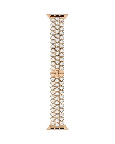 Kate Spade New York kate spade new york Apple Watch Heart Link Stainless Steel Band, 38-49mm