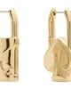 Kate Spade New York Kate Spade New York Asymmetrical Padlock Huggie Hoop Earrings - 1