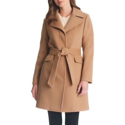 Kate Spade New York Kate Spade New York belted wool blend coat