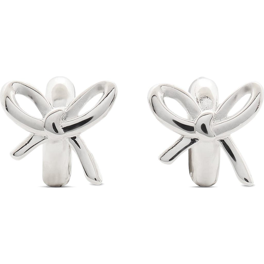 Kate Spade New York Kate Spade New York bow huggie hoop earrings