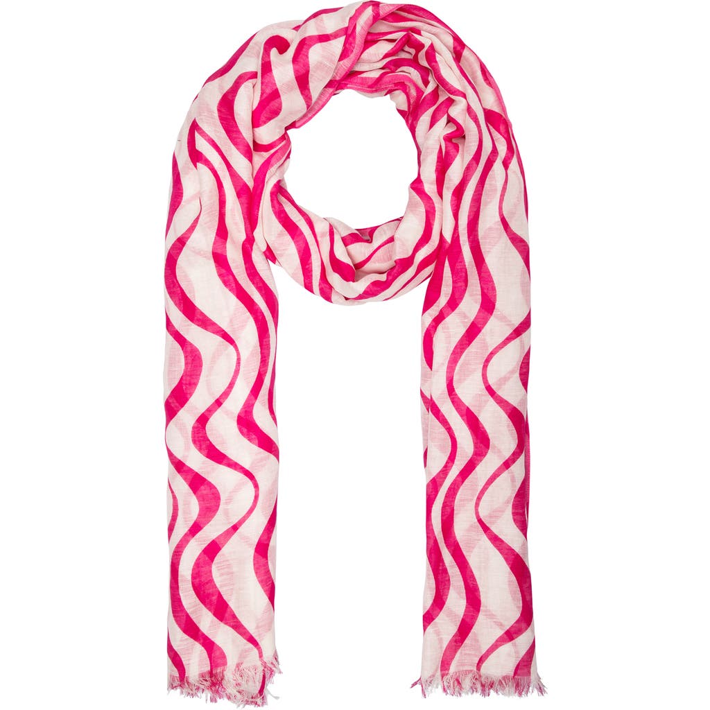 Kate Spade New York Kate Spade New York cabana wave yarn dyed fringe scarf