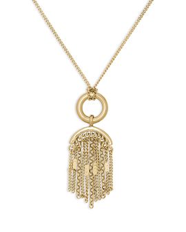 Kate Spade New York kate spade new york Chain Reaction Chain Tassel Pendant Necklace, 16-19