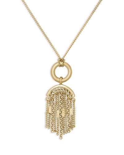 Kate Spade New York kate spade new york Chain Reaction Chain Tassel Pendant Necklace, 16-19