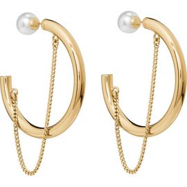 Kate Spade New York Kate Spade New York chain reaction hoop earrings