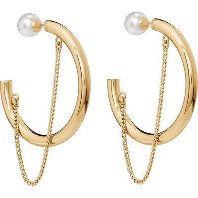 Kate Spade New York Kate Spade New York chain reaction hoop earrings