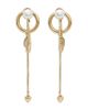 Kate Spade New York kate spade new york Chain Reaction Imitation Pearl & Chain Front to Back Earrings - 1