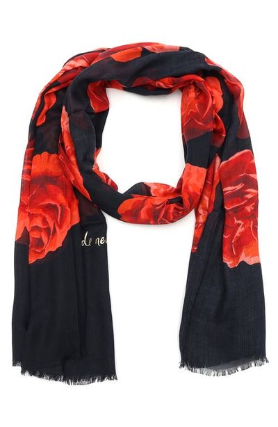 Kate Spade New York Kate Spade New York charming rose oblong scarf