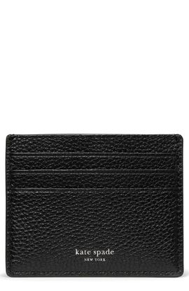 Kate Spade New York Kate Spade New York Classic Pebbled Leather Card Case