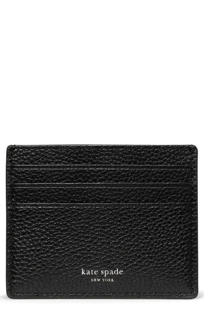 Kate Spade New York Kate Spade New York Classic Pebbled Leather Card Case