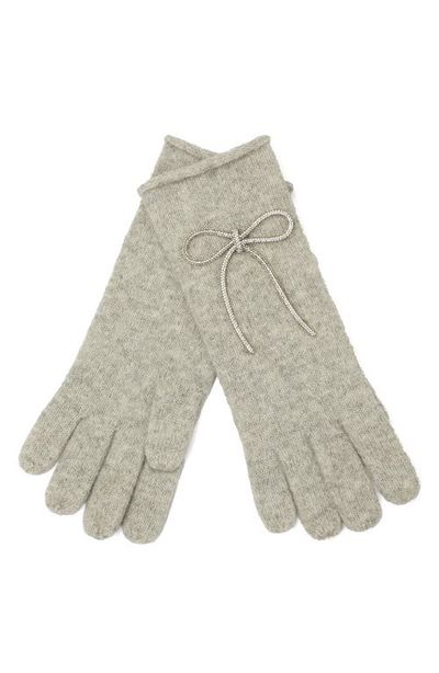 Kate Spade New York Kate Spade New York Embellished Bow Knit Gloves