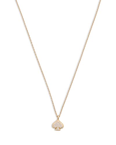 Kate Spade New York kate spade new york Everyday Spade Pave Mini Pendant Necklace, 17-20