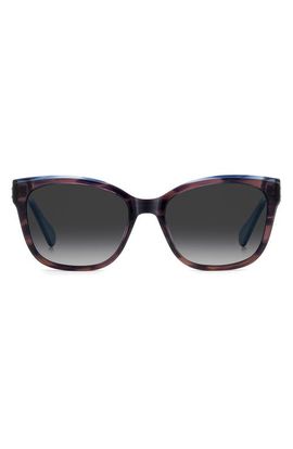 Kate Spade New York Kate Spade New York fatimah 55mm gradient polarized rectangular sunglasses