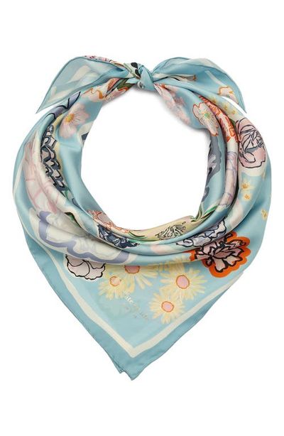 Kate Spade New York Kate Spade New York garden floral silk square scarf