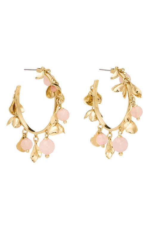 Kate Spade New York Kate Spade New York gilded garden statement hoop earrings