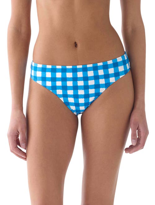 Kate Spade New York Kate Spade New York Gingham High Cut Bikini Swim Bottom Swimsuit