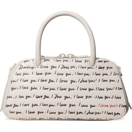 Kate Spade New York Kate Spade New York grace i love you script embossed leather top handle bag