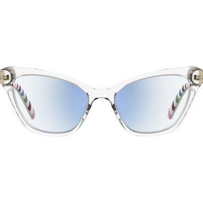 Kate Spade New York Kate Spade New York gracelyn 54mm blue light blocking cat eye reading glasses