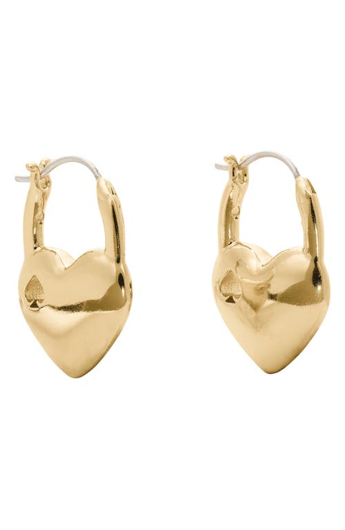 Kate Spade New York Kate Spade New York heart spade huggie hoop earrings
