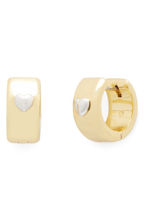 Kate Spade New York Kate Spade New York heartful huggie hoop earrings