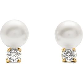 Kate Spade New York Kate Spade New York Imitation Pearl and Cubic Zirconia Stud Earrings