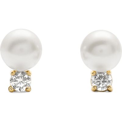 Kate Spade New York Kate Spade New York Imitation Pearl and Cubic Zirconia Stud Earrings