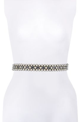 Kate Spade New York Kate Spade New York imitation pearl bridal belt