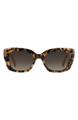 Kate Spade New York Kate Spade New York jenell 51mm gradient rectangular sunglasses
