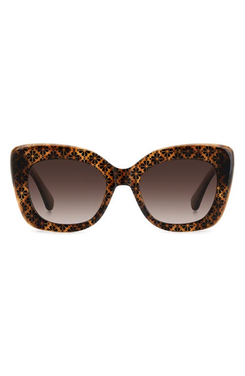 Kate Spade New York Kate Spade New York kalie 52mm gradient polarized square sunglasses