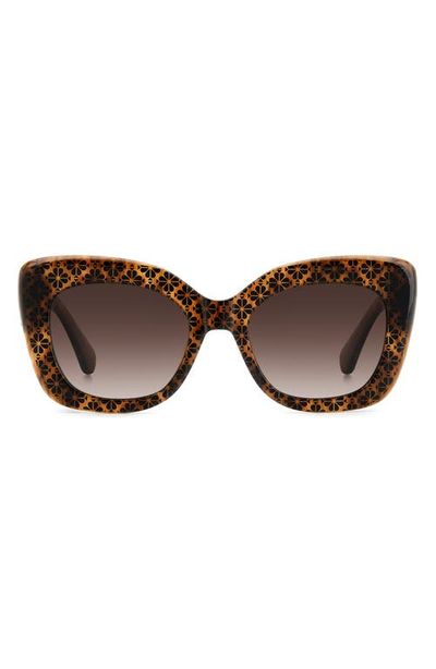 Kate Spade New York Kate Spade New York kalie 52mm gradient polarized square sunglasses
