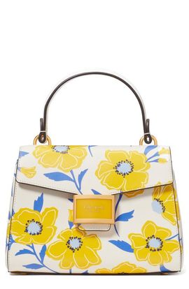 Kate Spade New York Kate Spade New York katy sunshine floral textured leather top handle bag