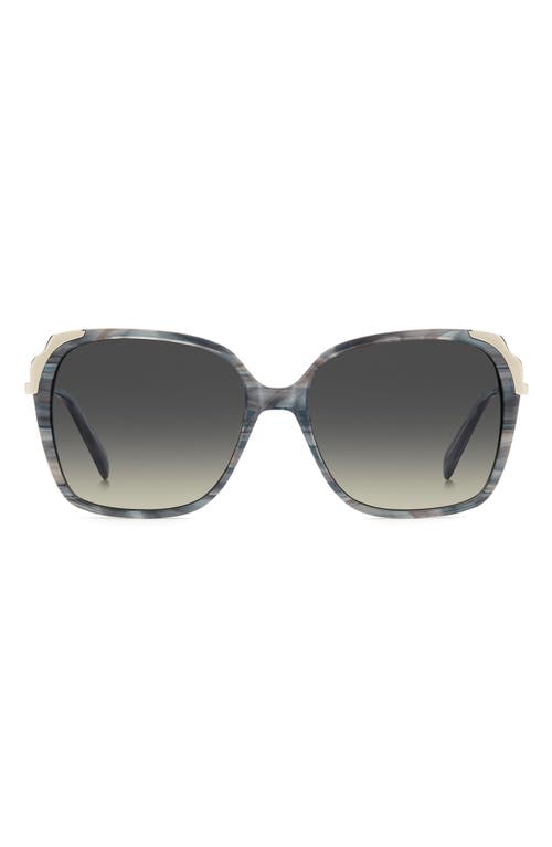 Kate Spade New York Kate Spade New York kenley 59mm gradient square sunglasses