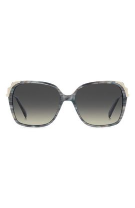 Kate Spade New York Kate Spade New York kenley 59mm gradient square sunglasses