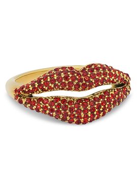 Kate Spade New York kate spade new york Kiss Pave Lips Ring
