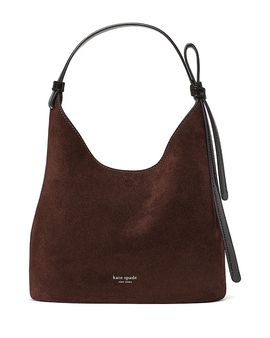 Kate Spade New York kate spade new york Loop Medium Suede & Crinkle Patent Leather Carryall Bag