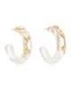 Kate Spade New York Kate Spade New York Lucite Hoop Earrings - 1