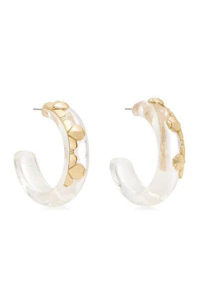 Kate Spade New York Kate Spade New York Lucite Hoop Earrings