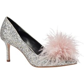 Kate Spade New York Kate Spade New York marabou pointed toe pump
