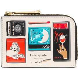 Kate Spade New York Kate Spade New York Matchbox Mini Leather Zip Card Case