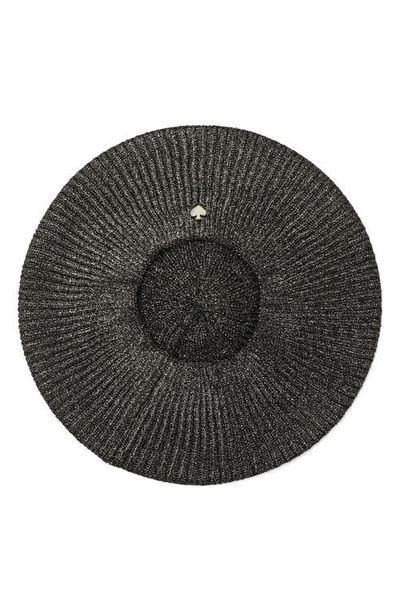 Kate Spade New York Kate Spade New York metallic ribbed beret