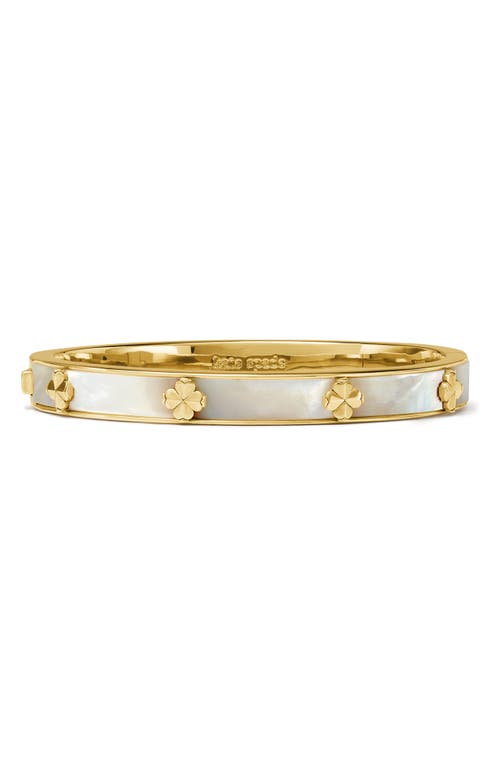 Kate Spade New York Kate Spade New York Mother of Pearl Hinged Bangle 
